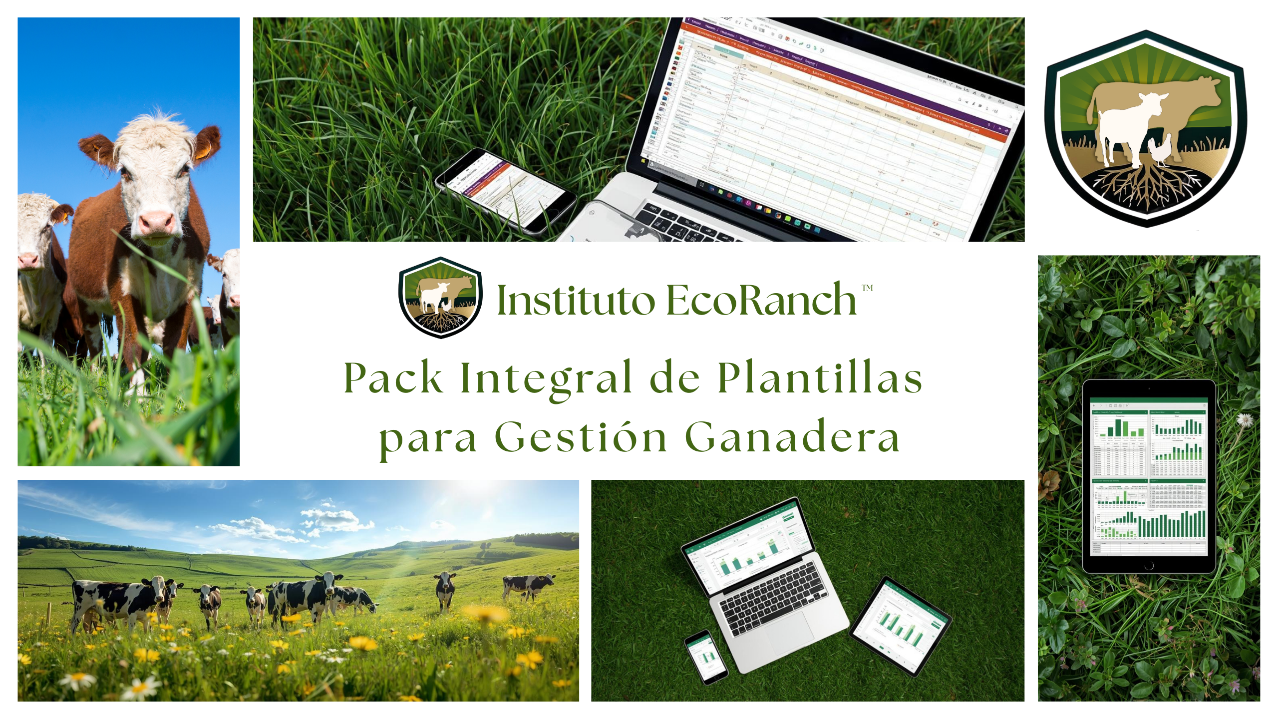 Pack Integral de Plantillas para Gestión Ganadera
